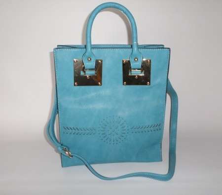 Ladies' Gorgeous PU Leather Handbag - Blue